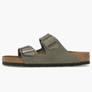 Birkenstock Arizona Birkibuc Stone (women's)