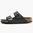 Birkenstock Arizona Birko Flor Black Black Foot Bed
