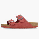 Birkenstock Arizona Embossed Corduroy Suede Sienna Red