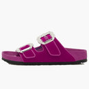 Birkenstock Arizona Manolo Blahnik Fuchsia Velvet
