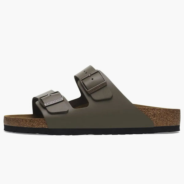 Birkenstock Arizona Natural Leather Concrete Gray