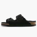 Birkenstock Arizona Shearling Suede Leather Black