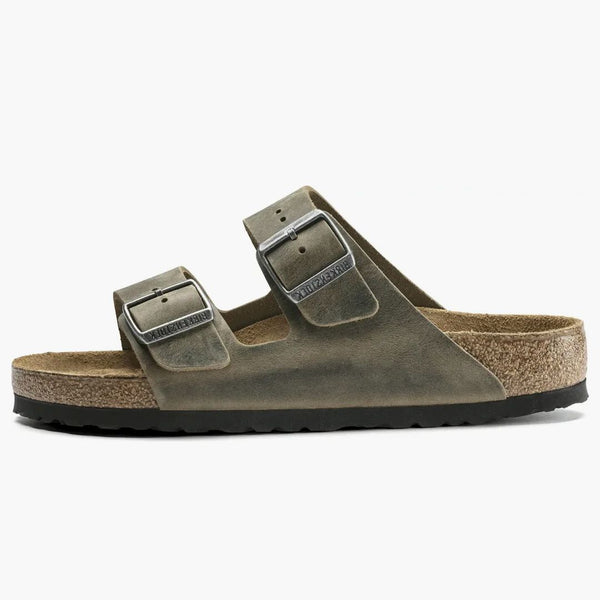 Birkenstock Arizona Soft Footbed Oiled Leather Faded Khaki
