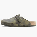 Birkenstock Boston Birko-flor Desert Soil Camo Green