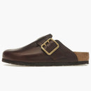Birkenstock Boston Bold Leather Roast Brown