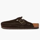 Birkenstock Boston Braided Suede Kith Mocca