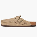 Birkenstock Boston Braided Suede Kith Taupe