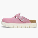 Birkenstock Boston Chunky Suede Candy Pink (narrow) (women's)