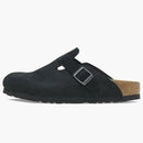 Birkenstock Boston Embossed Corduroy Suede Black