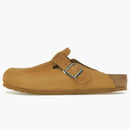 Birkenstock Boston Embossed Corduroy Suede Cork Brown