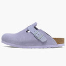 Birkenstock Boston Embossed Corduroy Suede Purple Fog