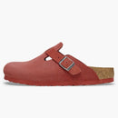 Birkenstock Boston reliéfem Corduroy Suede Sienna Red