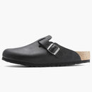 Birkenstock Boston Grip Leather Vintage Wood Black