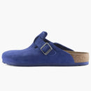 Birkenstock Boston Nubuck Leather Indigo Blue