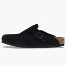 Birkenstock Boston Soft Footbed Suede Black