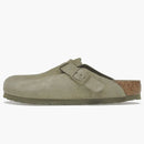 Birkenstock Boston Soft Footbed Suede Faded Khaki