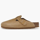 Birkenstock Boston Soft Footbed Suede Latte Cream