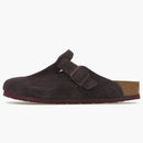 Birkenstock Boston Soft Footbed Suede Wine