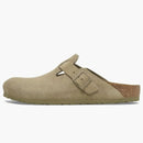 Birkenstock Boston Suede Faded Khaki