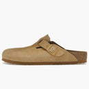 Birkenstock Boston Suede Latte Cream (cream Outsole)