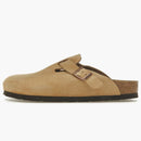 Birkenstock Boston Suede Latte Cream