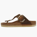Birkenstock Gizeh Big Buckle Oiled Nubuck Cognac (women's)