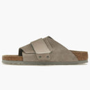 Birkenstock Kyoto Nubuck Suede Stone Coin