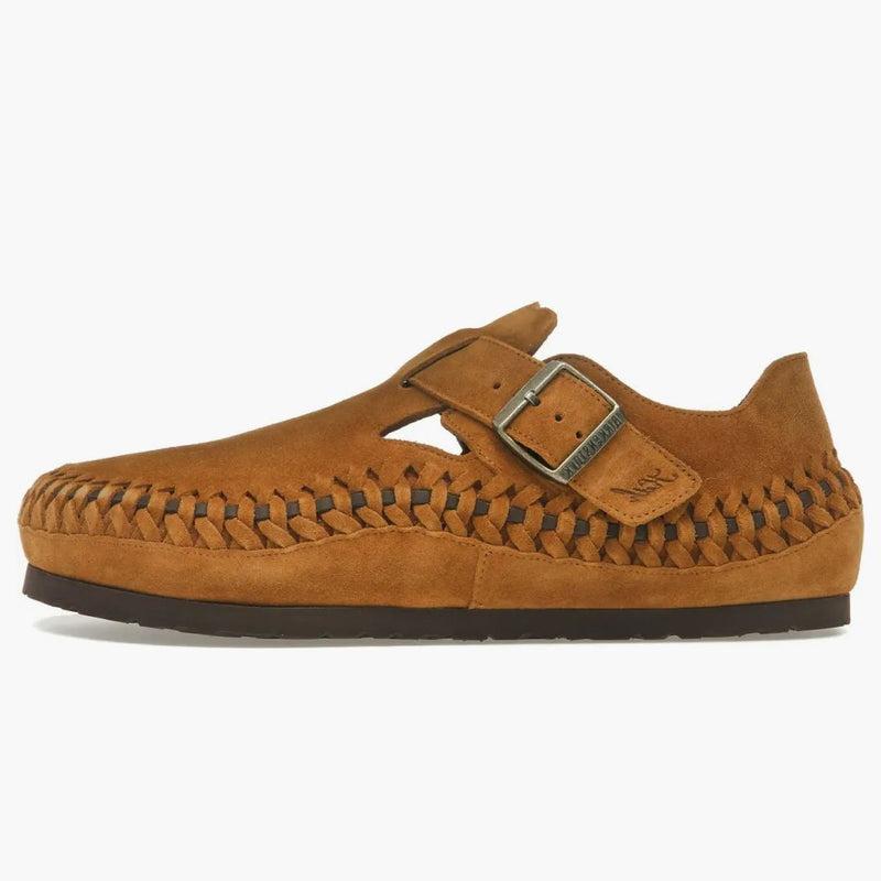 Birkenstock London Braided Shearling Kith Mink