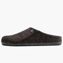Birkenstock Zermatt Shearling Clog Wool Felt Mocha