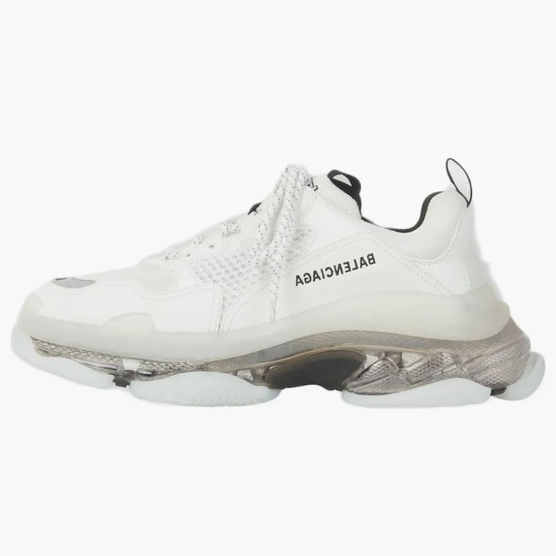 Balenciaga Triple S Clear Sole White Gray