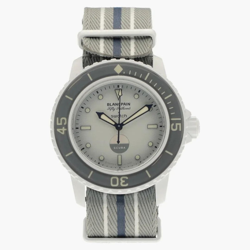 Blancpain x Swatch Scuba Cinquanta Fathoms Ocean Antarctic SO35S100