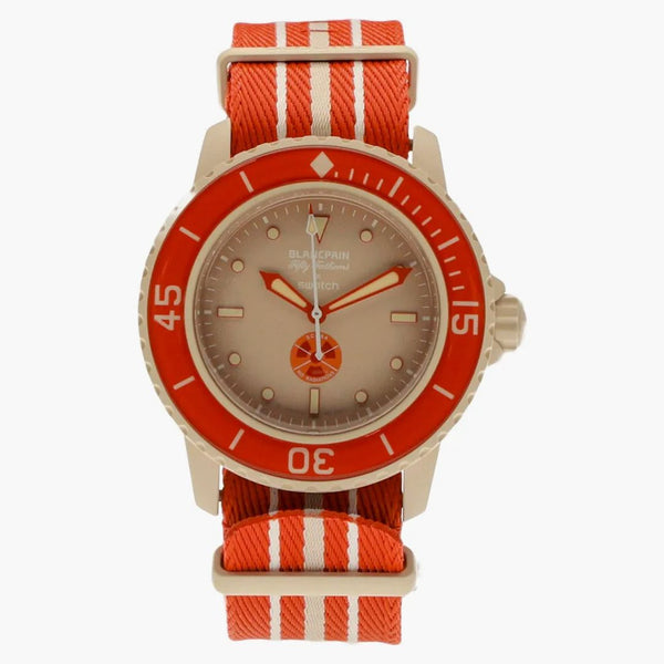 Blancpain x Swatch Scuba Cinquanta fathoms Ocean Arctic SO35N100