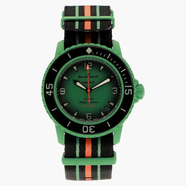 Blancpain x Swatch Scuba Cinquanta fathoms Oceano Indiano SO35I100
