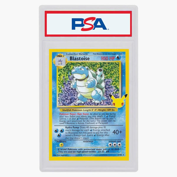 Blastoise-holo 2021 Pokémon Celebrations Classic Collection Base Set #2/102 (psa Or Bgs Graded)