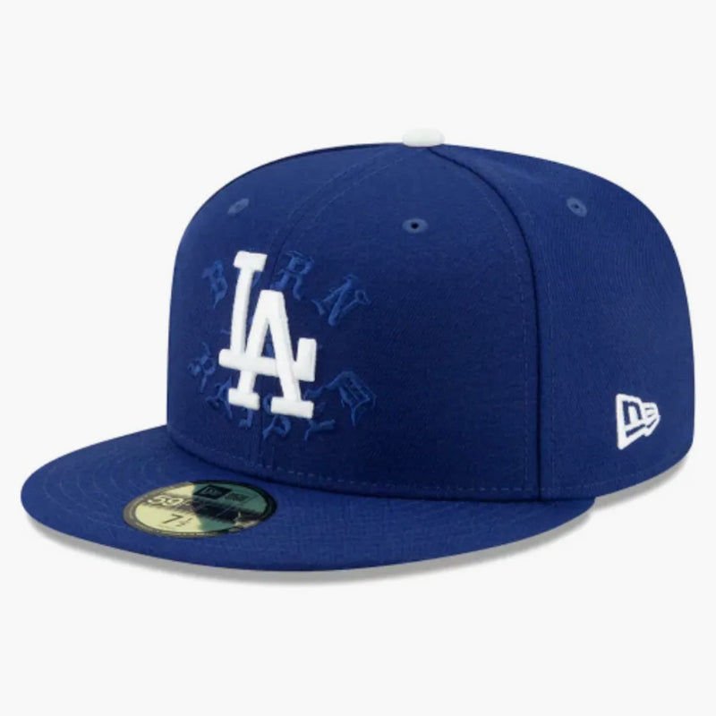 Född x Raised Los Angeles Dodgers Shadow Fitted har Blue