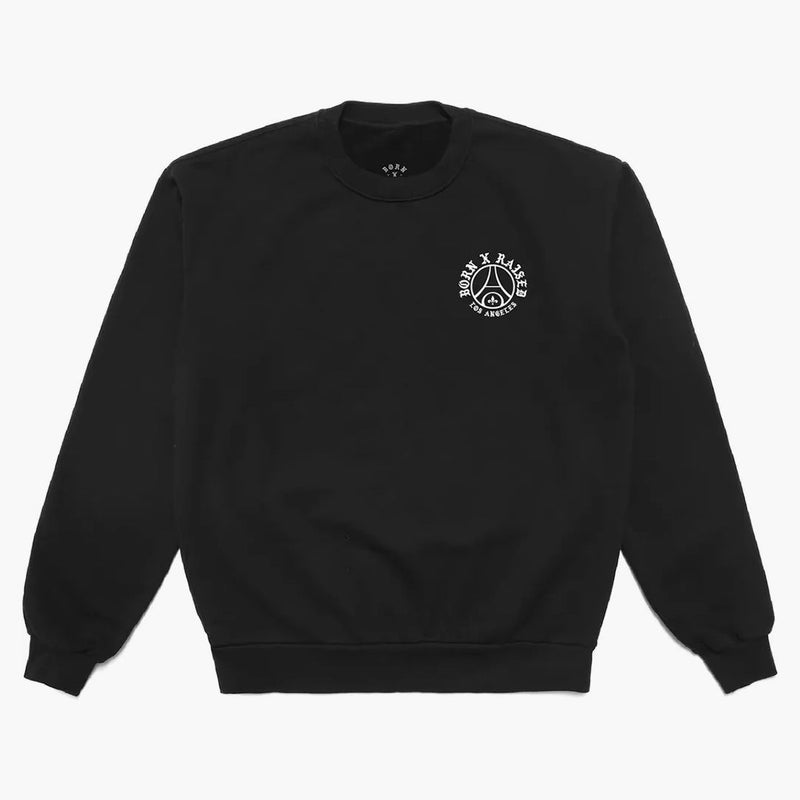 Born X Raized X PSG OFF the Pitch Crewneck Black