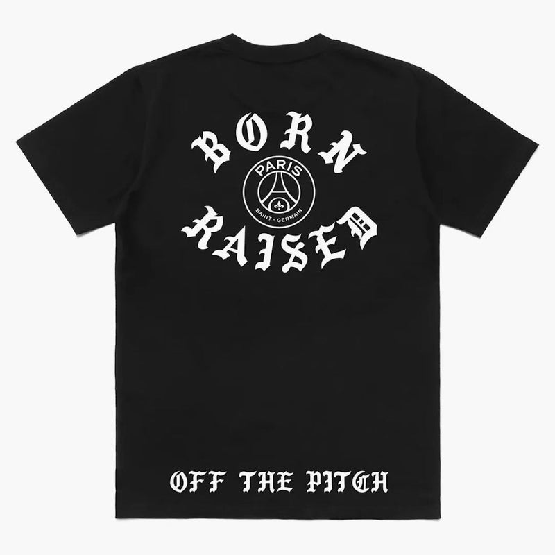 Born X Raized X PSG OFF THE PITCH TEE Black