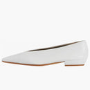 Bottega Veneta Almond Leather Ballet Flat White (women's)