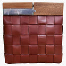 Bottega Veneta BV Snap Clutch Bag Rust