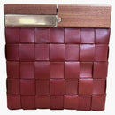 Bottega Veneta BV Snap Clutch Bag Rust