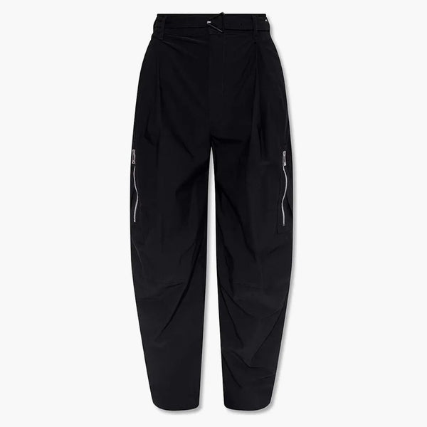 Bottega Veneta Belted Cargo Trousers Black