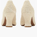 Bottega Veneta Bouclé Almond Pump 75 Off White (women's)