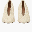Bottega Veneta Bouclé Almond Pump 75 Off White (women's)