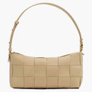 Bottega Veneta Brick Cassette Shoulder Bag Porridge