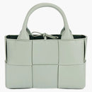 Bottega Veneta Candy Arco Dead Bag Micro Intreccio Sage Green
