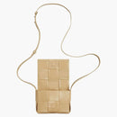 Bottega Veneta Candy Cassette Intreccio Crossbody Bag Mini Porridge