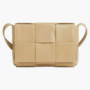 Bottega Veneta Candy Cassette Intreccio Crossbody Bag Mini Porridge