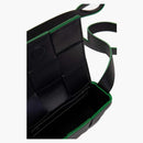 Bottega Veneta Candy Cassette Mini Intreccio Grained Leather Black