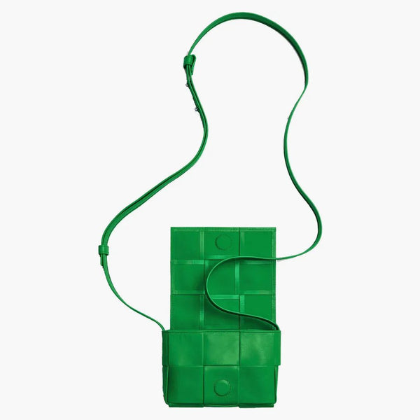 Bottega Veneta Candy Cassette Mini Intreccio Parakeet