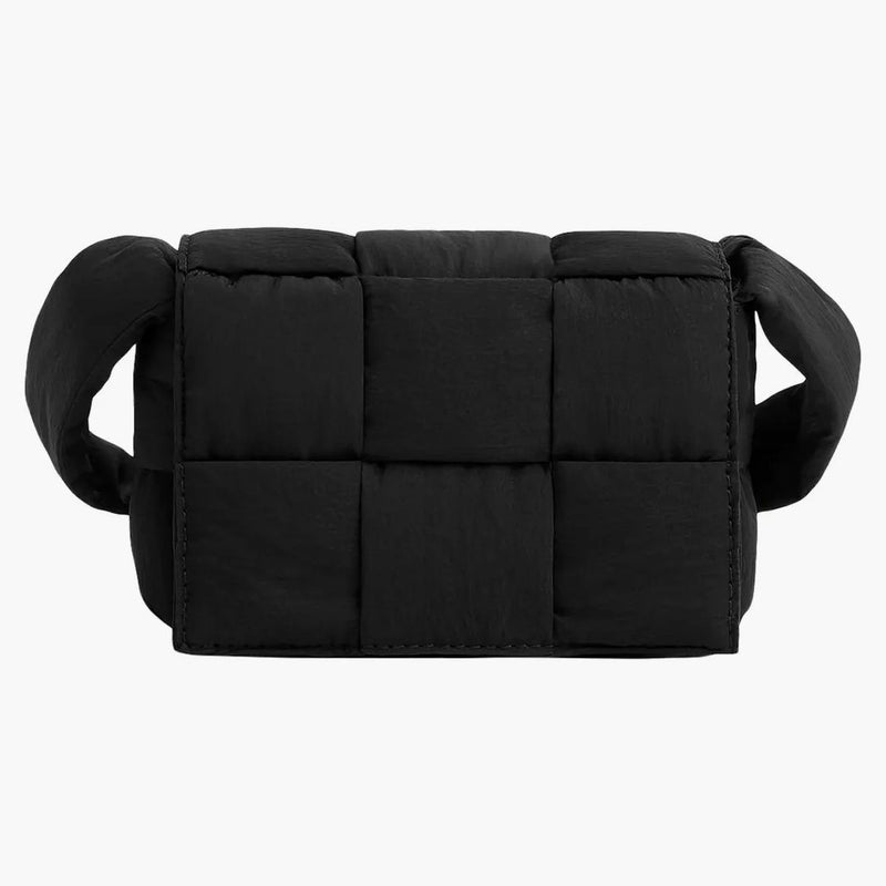 Bottega Veneta Candy Padded Tech Cassette Crossbody Bag Mini Black